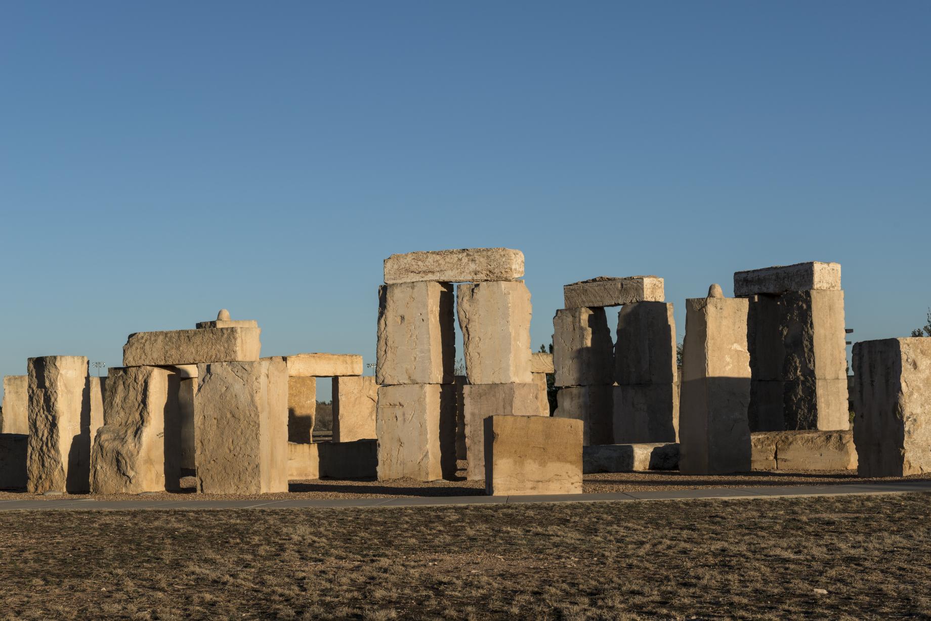 Stonehenge replica on the University of Texas Permian Basin campus in Odessa